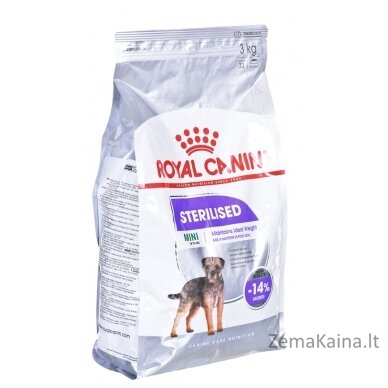 Royal Canin CCN MINI STERILISED - sausas ėdalas suaugusiems šunims - 3kg