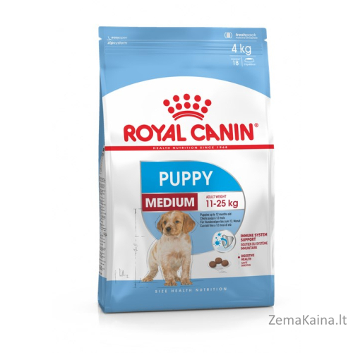 Royal Canin Medium Puppy Šuniukas Daržovių 15 kg