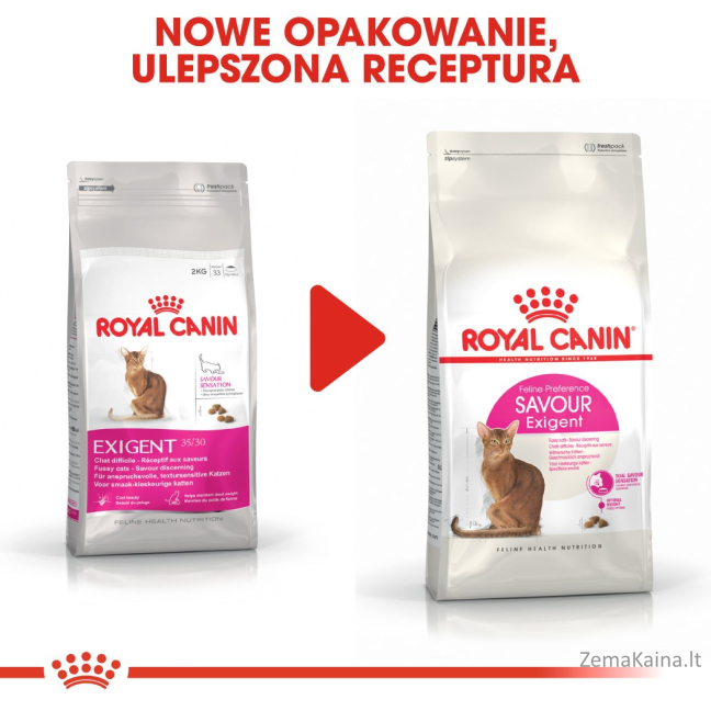 Royal Canin Feline Savour Exigent 4kg sausas kačių maistas Suaugusių 10