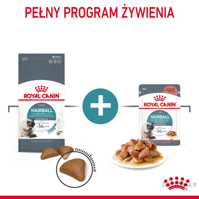 Royal Canin Hairball Care sausas kačių maistas 0,4kg 5