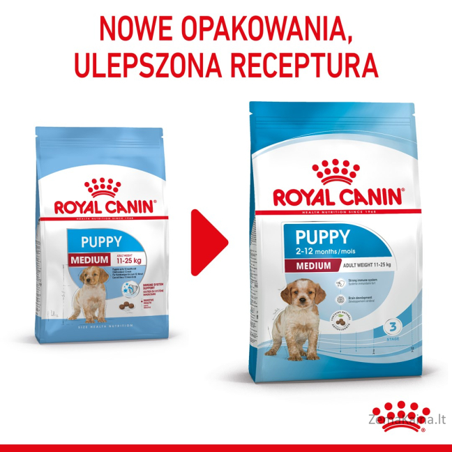 Royal Canin Medium Puppy Šuniukas Daržovių 15 kg 4