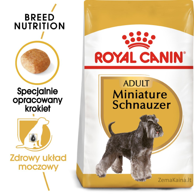 ROYAL CANIN Miniature Schnauzer Adult - sausas maistas šunims - 3 kg 1