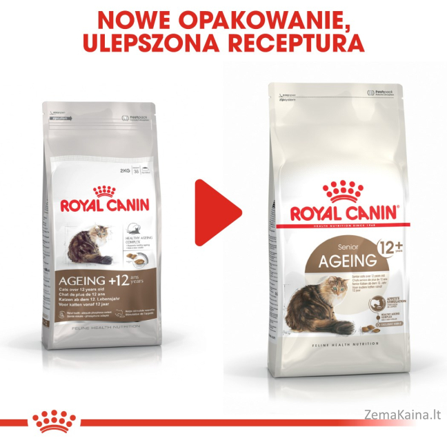 Royal Canin Senior Ageing 12+ sausas kačių maistas 2 kg 8
