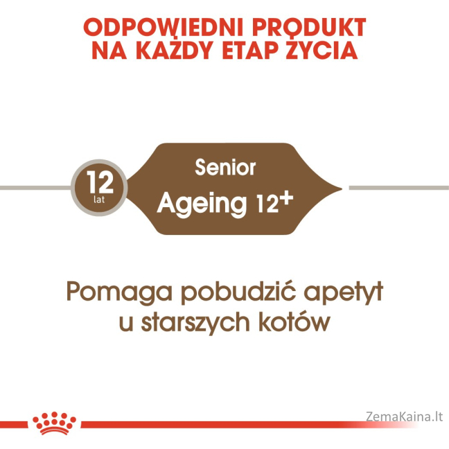 Royal Canin Senior Ageing 12+ sausas kačių maistas Paukštiena, Daržovių 0,4kg 4