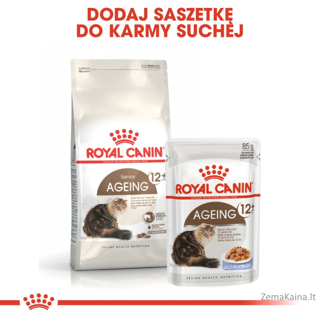 Royal Canin Senior Ageing 12+ sausas kačių maistas Paukštiena, Daržovių 0,4kg 7