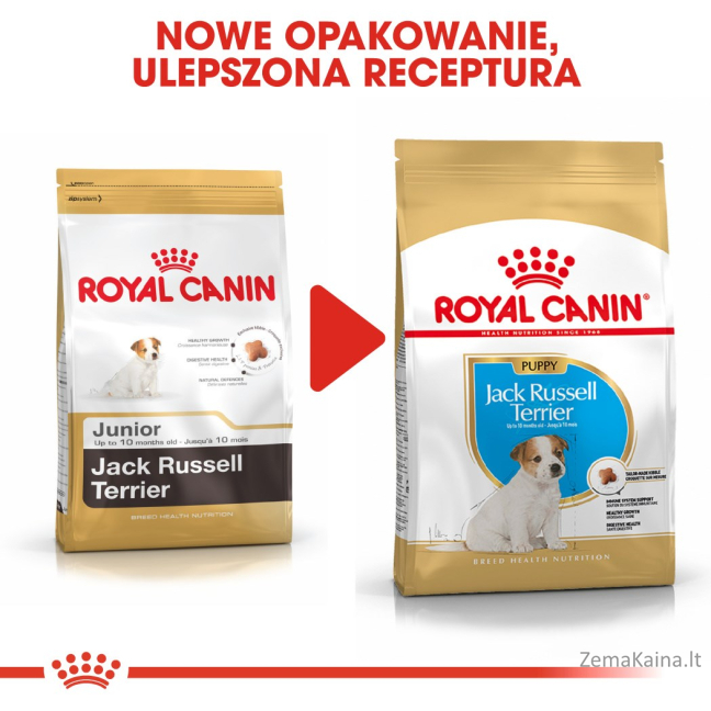 Royal Canin SHN Breed Jack Russell Junior - Sausas šunų maistas Paukštiena, Ryžiai - 3 kg 6