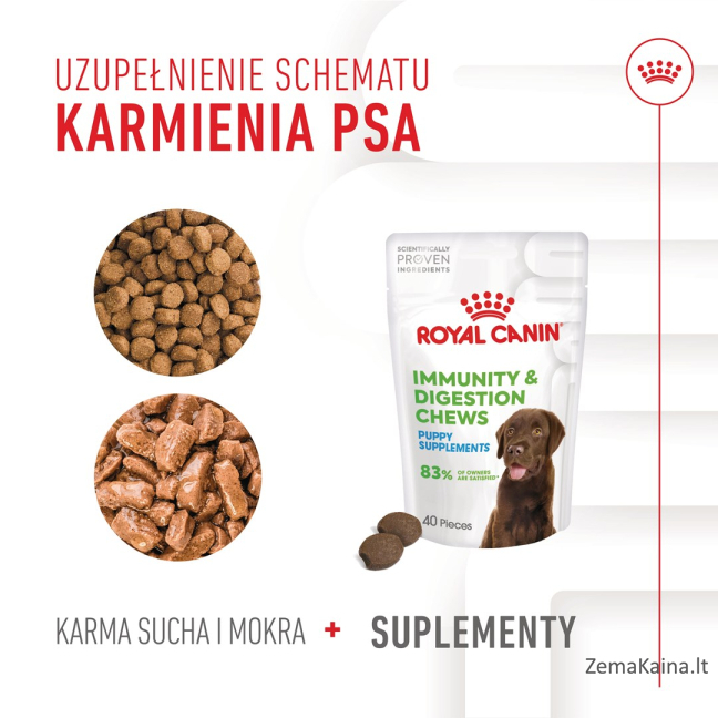 ROYAL CANIN Supplements Dog Immunity & Digest Puppy - šunų vitaminai - 100g 5