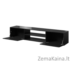 RTV spinta SLIDE 200K 200x40x37 cm blizgios juodos spalvos