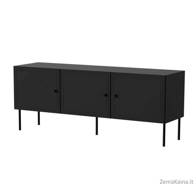 RTV 3D spintelė PALAZZO BIS 151x40x60 juoda matinė
