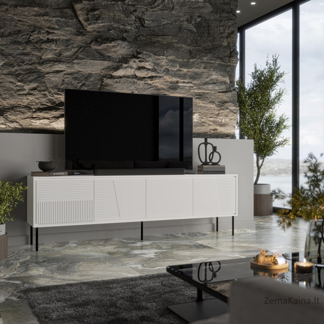 RTV spintelė ABI 4D 200x38x62 balta matinė 2
