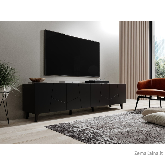 RTV spintelė ETNA 200x42x52 matinės juodos spalvos 3