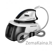 Russell Hobbs 24420-56 lygintuvas su garų generatoriumi 1,3 L Nerūdijančio plieno padas Balta