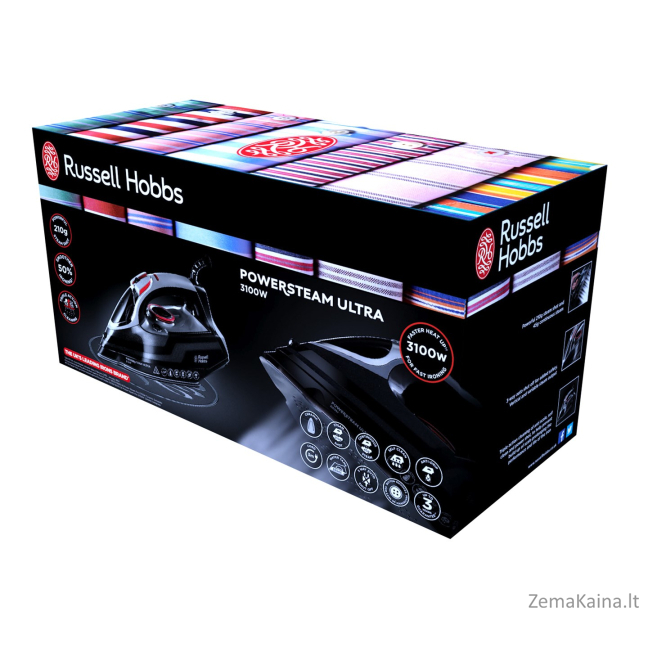 Russell Hobbs 20630-56 iron Dry & Steam iron Ceramic soleplate Black, Grey 3100 W 6
