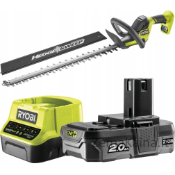 Ryobi Ryobi ONE+ akumuliatorinė gyvatvorių žirklės RY18HT55A-120, 18V (žalia/juoda, ličio jonų baterija 2,0Ah)