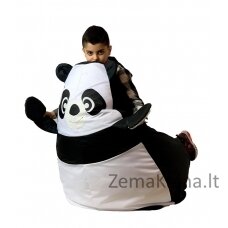 Sako krepšys Panda juoda ir balta XL 130 x 90 cm