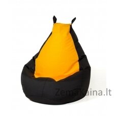 Sako krepšys Pouffe Batman juodai geltonos spalvos L 105 x 80 cm