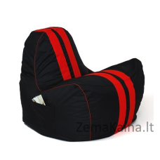 Sako krepšys Pouffe Ferrari juodai raudonas XXL 140 x 100 cm