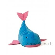 Sako krepšys pouffe Whale blue-pink L 110 x 80 cm