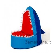 Sako maišelis pufas Shark navy blue XXL 100 x 60 cm