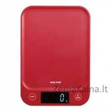 Salter 1067 RDDRA Digital Kitchen Scale, 5kg Capacity red