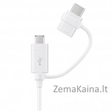 Samsung EP-DG930 USB kabelis 1,5 m USB 2.0 USB A USB C/Micro-USB B Balta