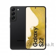 Samsung Galaxy S22 SM-S901B 15,5 cm (6.1") Dviguba SIM jungtis Android 12 5G C tipo USB 8 GB 128 GB 4500 mAh Juoda