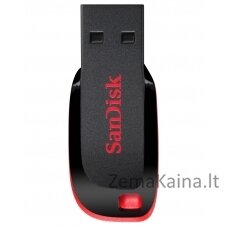 SanDisk Cruzer Blade USB atmintukas 32 GB USB A tipo 2.0 Juoda, Raudona