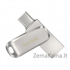 SanDisk Ultra Dual Drive Luxe USB atmintukas 1000 GB USB Type-A / USB Type-C 3.2 Gen 1 (3.1 Gen 1) Nerūdijančiojo plieno