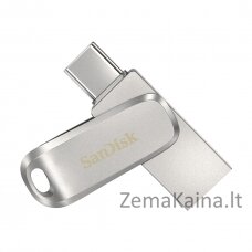 SanDisk Ultra Dual Drive Luxe USB atmintukas 256 GB USB Type-A / USB Type-C 3.2 Gen 1 (3.1 Gen 1) Nerūdijančiojo plieno