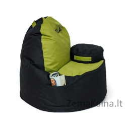 Sako krepšys Pouffe Coffee black-olive XXL 120 x 80 cm