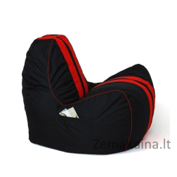 Sako krepšys Pouffe Ferrari juodai raudonas XXL 140 x 100 cm