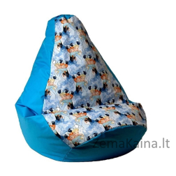 Sako krepšys pouffe pear print blue - Ledo šalis XL 130 x 90 cm