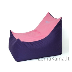 Sako krepšys pouffe Tron violetinė-rožinė XXL 140 x 90 cm