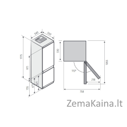 Šaldytuvas Samsung BRB26705FWW