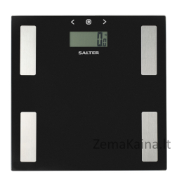 Salter 9150 BK3R Black Glass Analyser Bathroom Scales