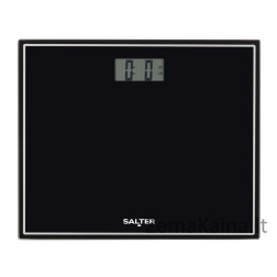 Salter 9207 BK3R Compact Glass Electronic Bathroom Scale - Black