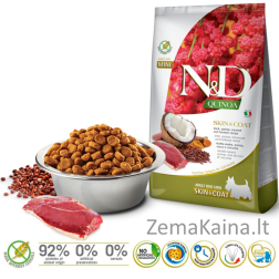 Sausas maistas šunims - FARMINA N&D QUINOA DOG SKIN&COAT, DUCK, COCONUT ADULT MINI 800g