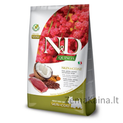 Sausas maistas šunims - FARMINA N&D QUINOA DOG SKIN&COAT, DUCK, COCONUT ADULT MINI 800g
