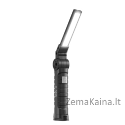 Savio FL-03 COB LED 3 W įkraunama dirbtuvių lempa, USB-C, 150 lm, besisukanti galvutė, magnetas