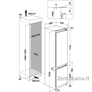 Šaldytuvas Whirlpool WHC20 T321