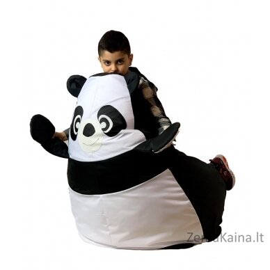 Sako krepšys Panda juoda ir balta L 105 x 80 cm 2