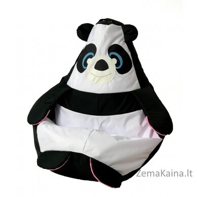 Sako krepšys Panda juoda ir balta L 105 x 80 cm