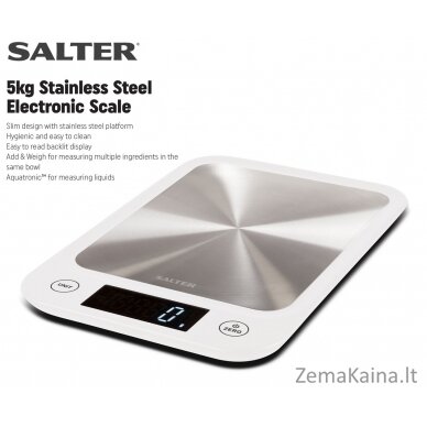 Salter 1105 SSWHDREU16 5kg Kitchen Scale 5