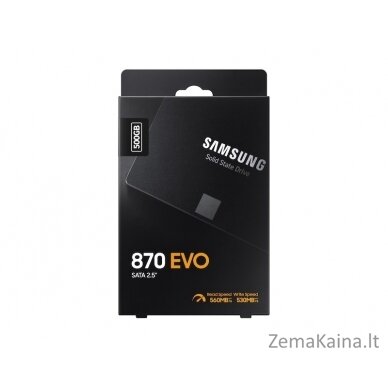 Samsung 870 EVO 2.5" 500 GB „Serial ATA III“ V-NAND 5