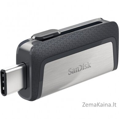 Sandisk Ultra Dual Drive USB Type-C USB atmintukas 32 GB USB Type-A / USB Type-C 3.2 Gen 1 (3.1 Gen 1) Juoda, Sidabras 1