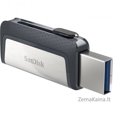 Sandisk Ultra Dual Drive USB Type-C USB atmintukas 32 GB USB Type-A / USB Type-C 3.2 Gen 1 (3.1 Gen 1) Juoda, Sidabras 2