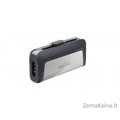 Sandisk Ultra Dual Drive USB Type-C USB atmintukas 32 GB USB Type-A / USB Type-C 3.2 Gen 1 (3.1 Gen 1) Juoda, Sidabras 6