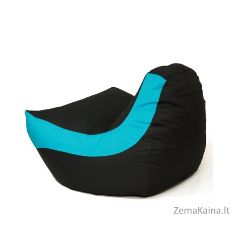 Sako krepšys Pouffe Bolid juodai mėlynas XXL 140 x 100 cm 2