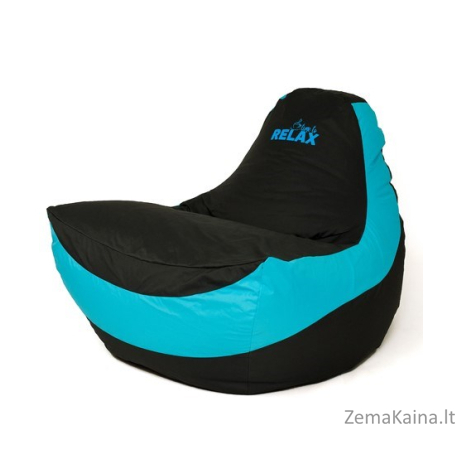 Sako krepšys Pouffe Bolid juodai mėlynas XXL 140 x 100 cm