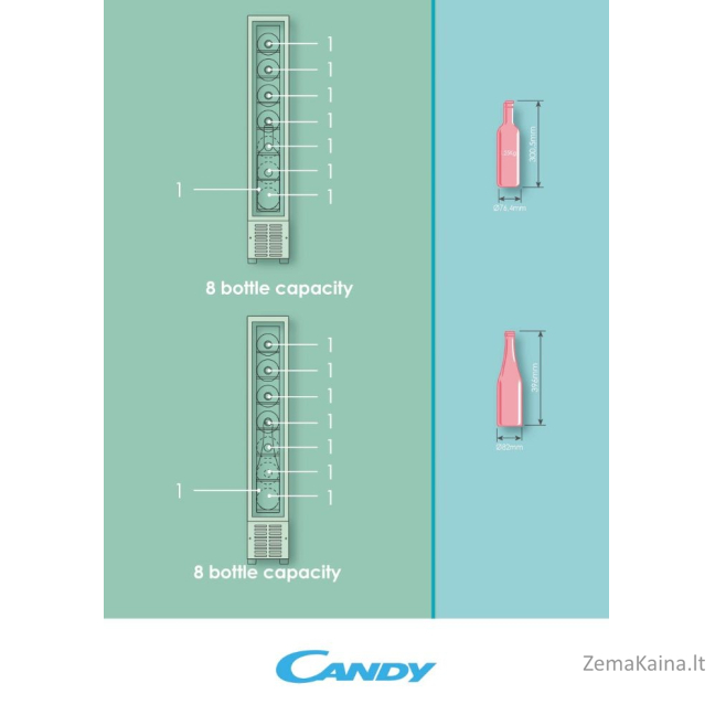 Šaldytuvas Candy CCVB 15/1 4